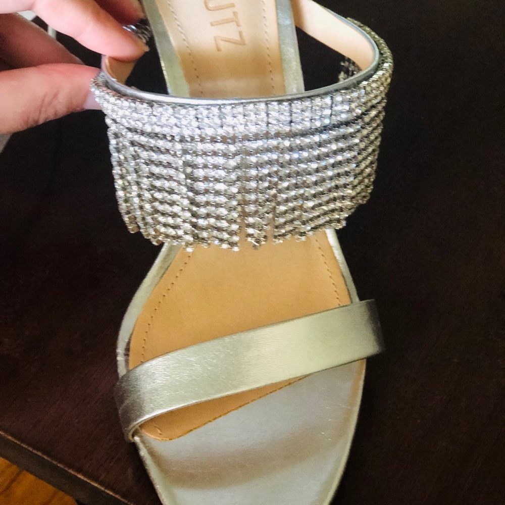 NIB SCHUTZ Sonia crystal fringe slide sandal - Picture 6 of 6